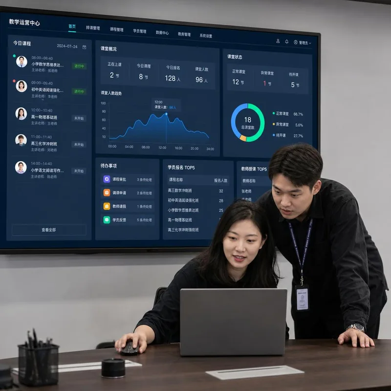 Online Classroom and Academic Operations Platform